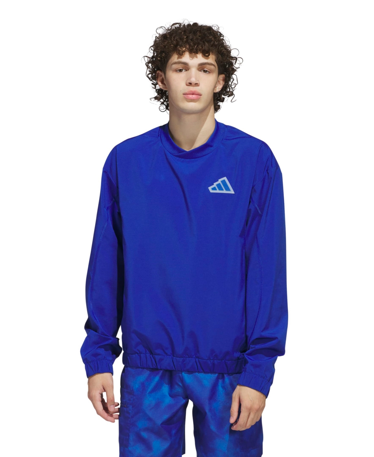 Adidas Originals Men's Woven Crew Neck Sweater