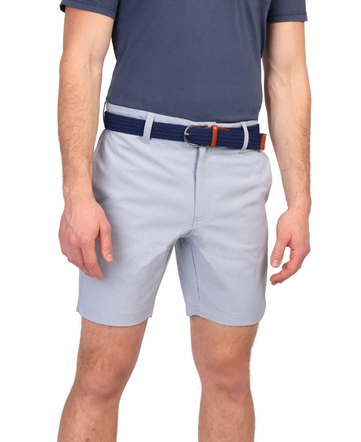 Men's Ripstop Grid Melange Performance Shorts - Slate blue