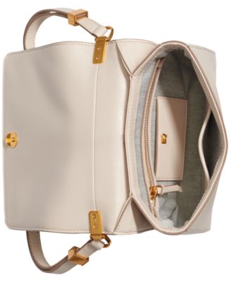 Jericho Woven Leather Floral Shoulder Bag