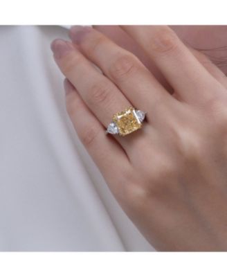 Allura 3 Stone CZ Crystalline Ring