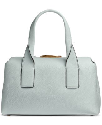 Amagansett Soft-Rolled Leather Satchel with Sculpted Magnet Closure
