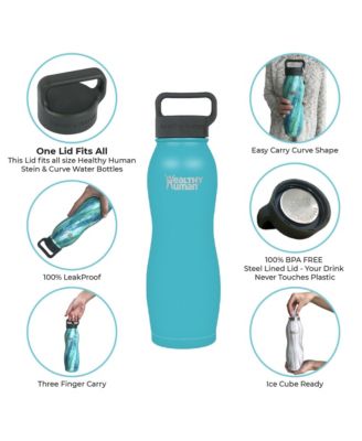 Curve Stainless Steel Bottle: 21oz - Glacier