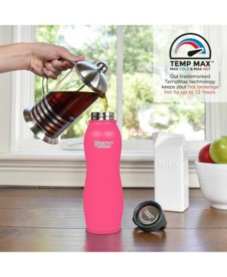 Curve Stainless Steel Bottle: 21oz - Hawaiian Pink