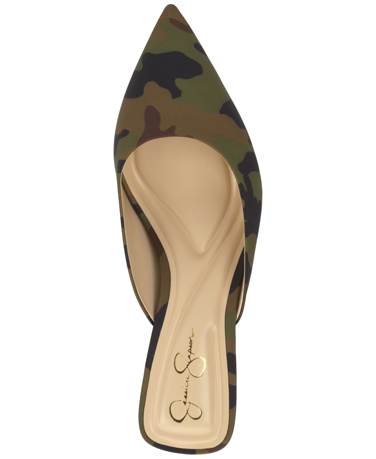 Jessica Simpson Belvaen Pointed Toe Mule In Green