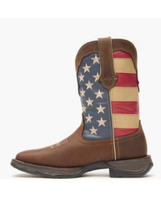Lady Rebel by Patriotic Women's Pull-On Western Flag Boot
