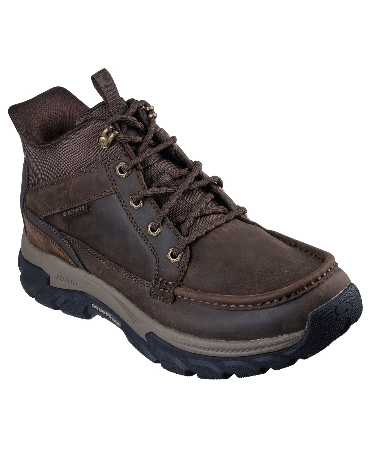 Men's Slip-Ins Relaxed Fit: Respected 2.0 - Hagler Moccasin Toe Casual Boots from Finish Line - Cocoa