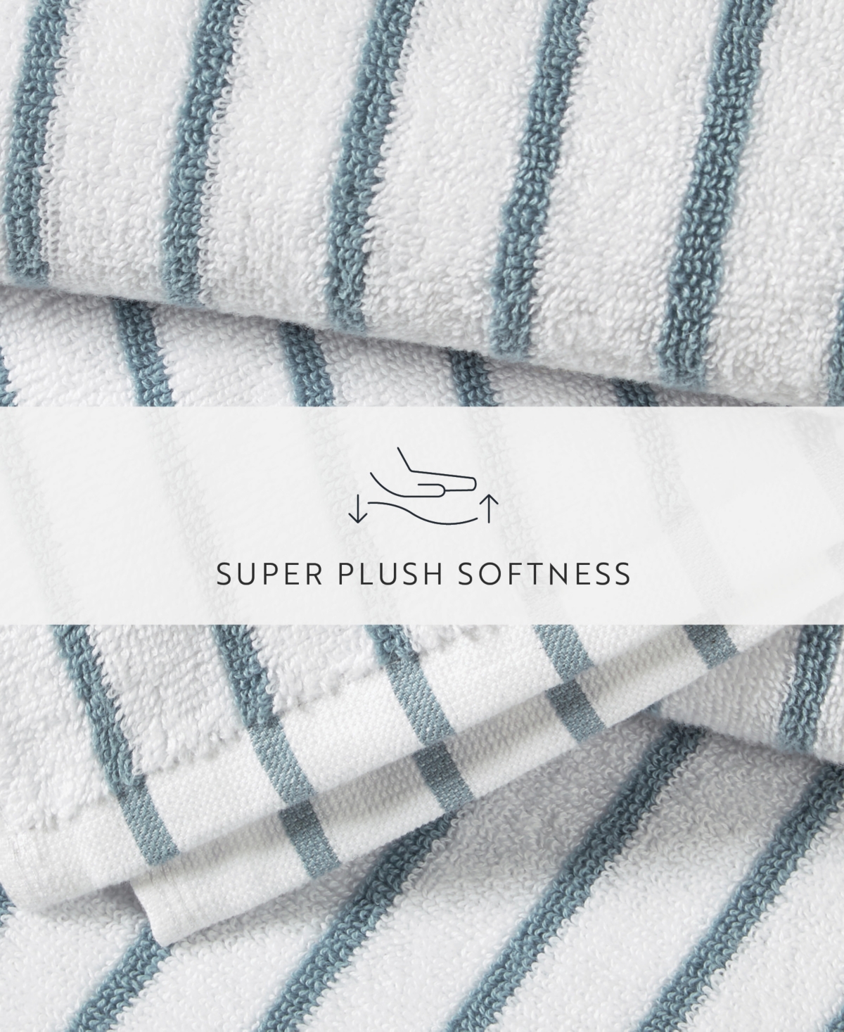 Ienjoy Home Cabana Stripe Cotton 2-pack Beach Towels, 30" X 70"