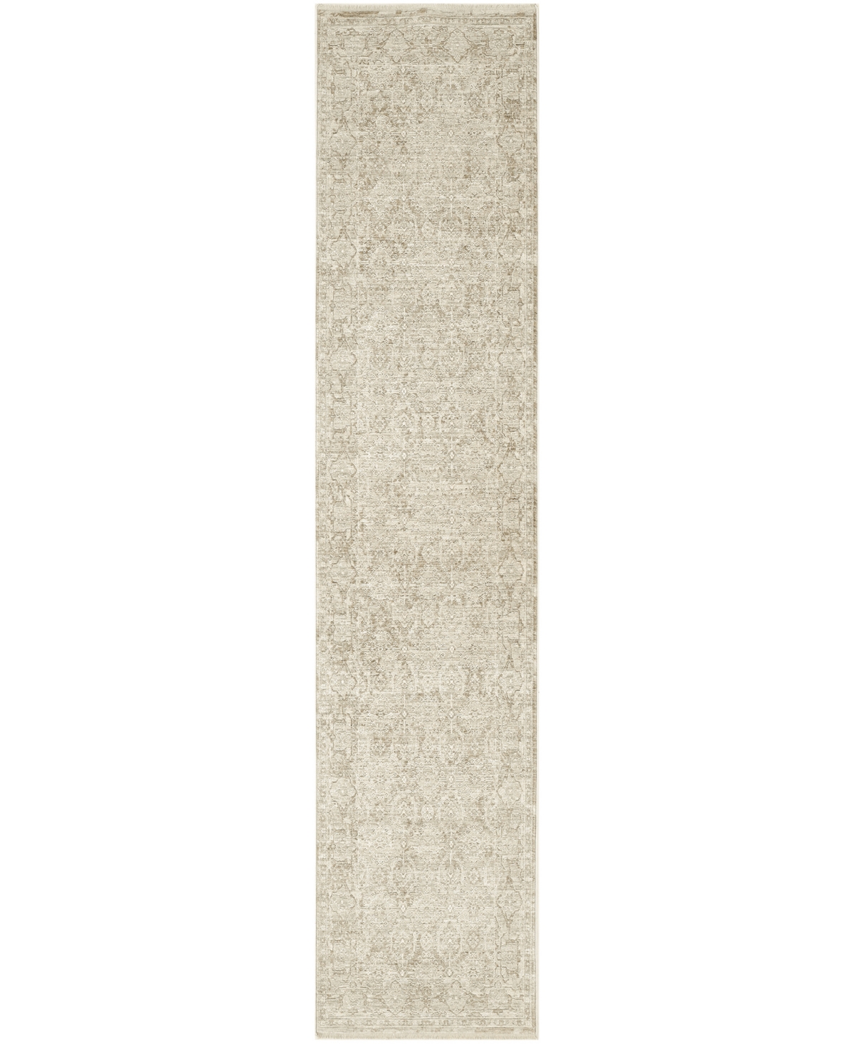 Nourison Home Shadows Shw04 Runner Area Rug, 2'2 X 10' In Neutral