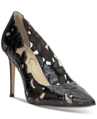 Women's Erinia Cutout Floral Pumps