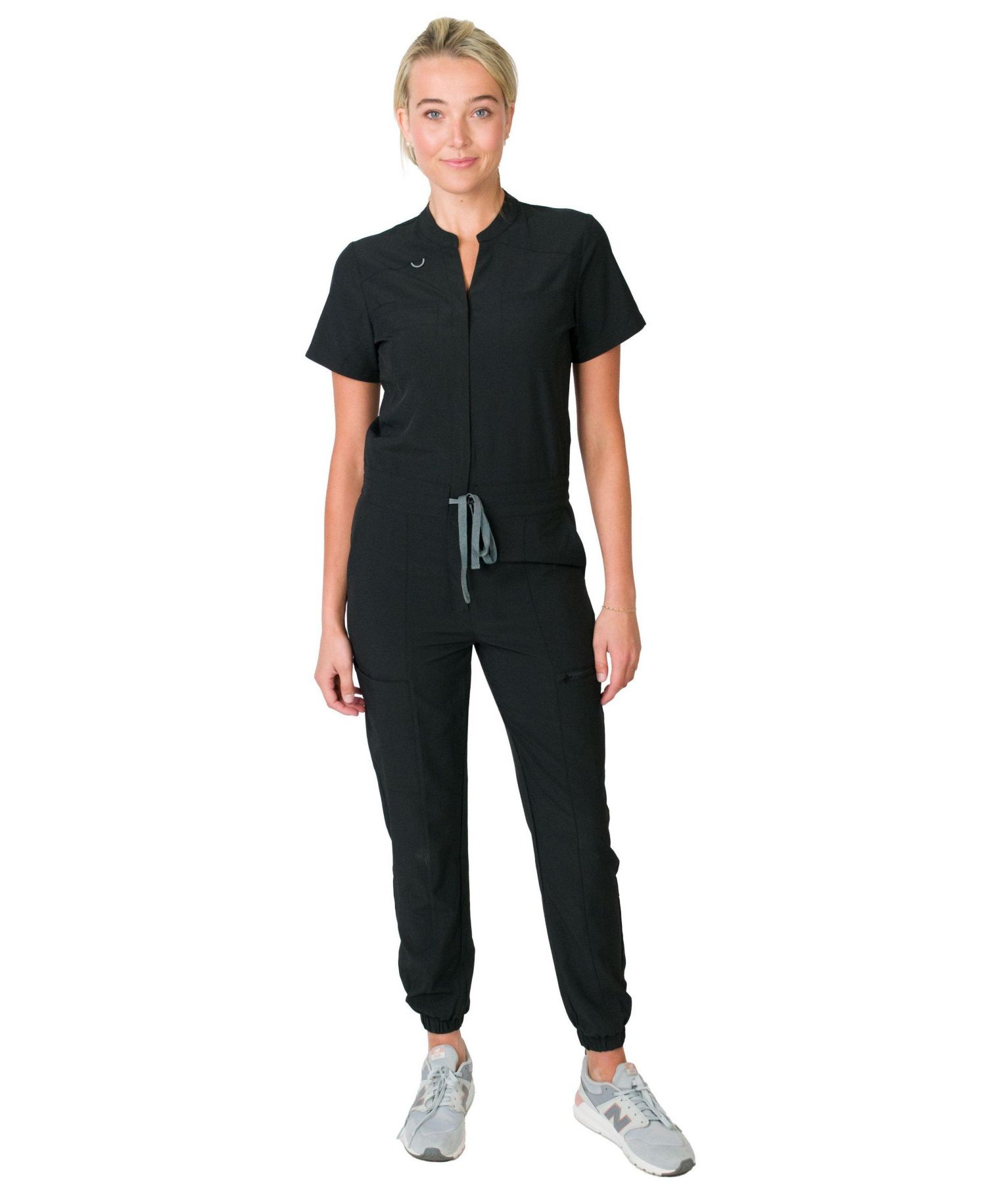 Women's Scrubs Jumpsuit with 8 Pockets