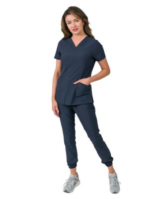 Women's Olivia 4 Pocket Top Gathered Jogger Pants Set