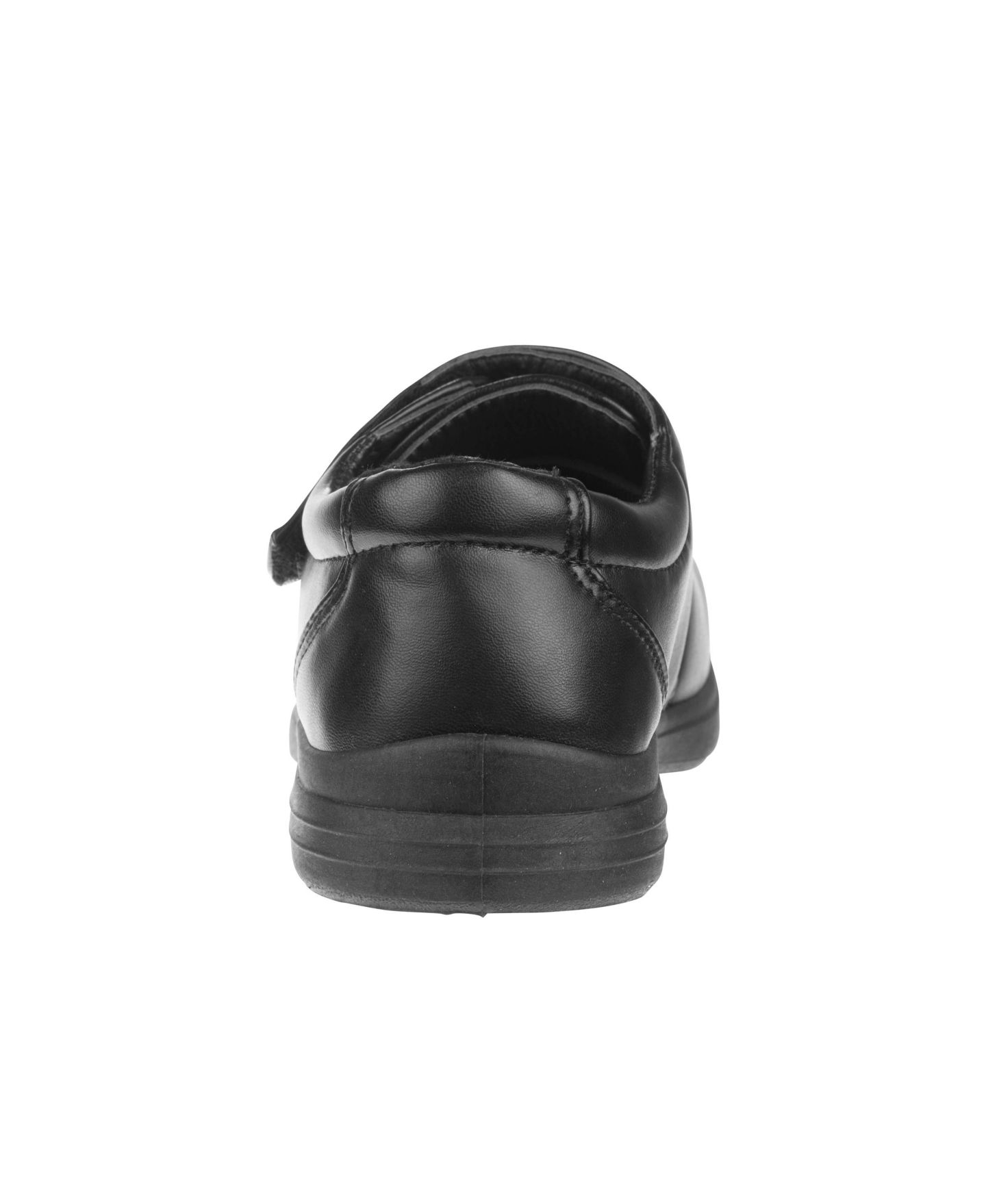 Детская обувь Josmo Hook &and Loop School Durable Comfort Fit Uniform Shoes для мальчиков, цвет: Чёрный — фото 4