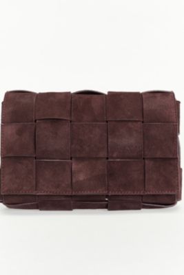 Women's Woven Suede Shoulder Bag, Created for Macy's