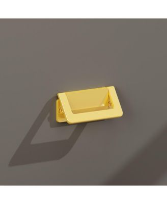 Changing table with six drawers, baby changing station with changing table top and drawers, grey wood