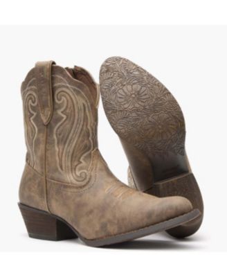 Crush by Women's Distressed Shortie Western Boot