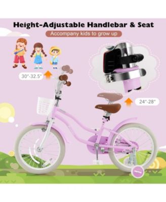 18 Inch Children Bicycle Adjustable Kids Bike with Double Brake System