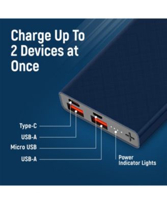 5,000mAh Rapid Charging Multi-Port Slim Power Bank