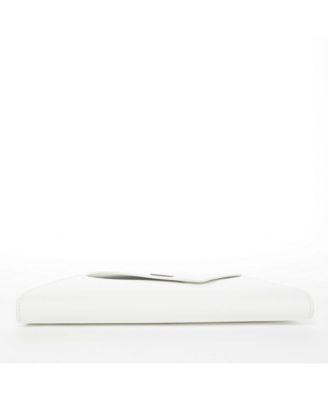 White Purse Leather Clutch Bag Crossbody Evening Purse Unique Women's Handbag