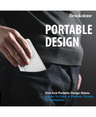 5,000mAh Carbon Fiber Multi-Port Slim Power Bank