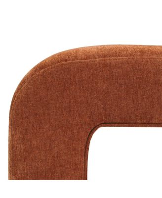 47" Velvet Upholstered Waterfall Bench, Modern Bed Bench for Living Room or Entryway