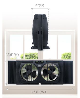 9 inch Dual Window Fan