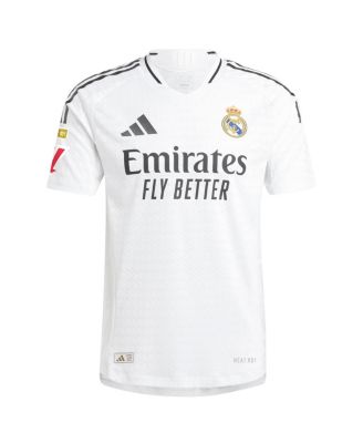 Men's Kylian Mbapp&eacute; White Real Madrid 2024/25 Home Authentic Player Jersey