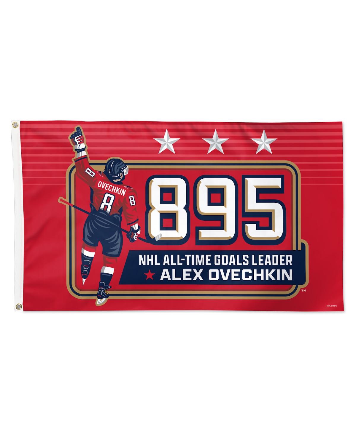 Wincraft Alexander Ovechkin Washington Capitals Nhl All-time Leading Goal Scorer 3' X 5' One-sided Deluxe Fla
