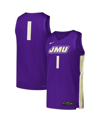 Nike - Men's 1 Purple James Madison Dukes Replica Basketball Jersey