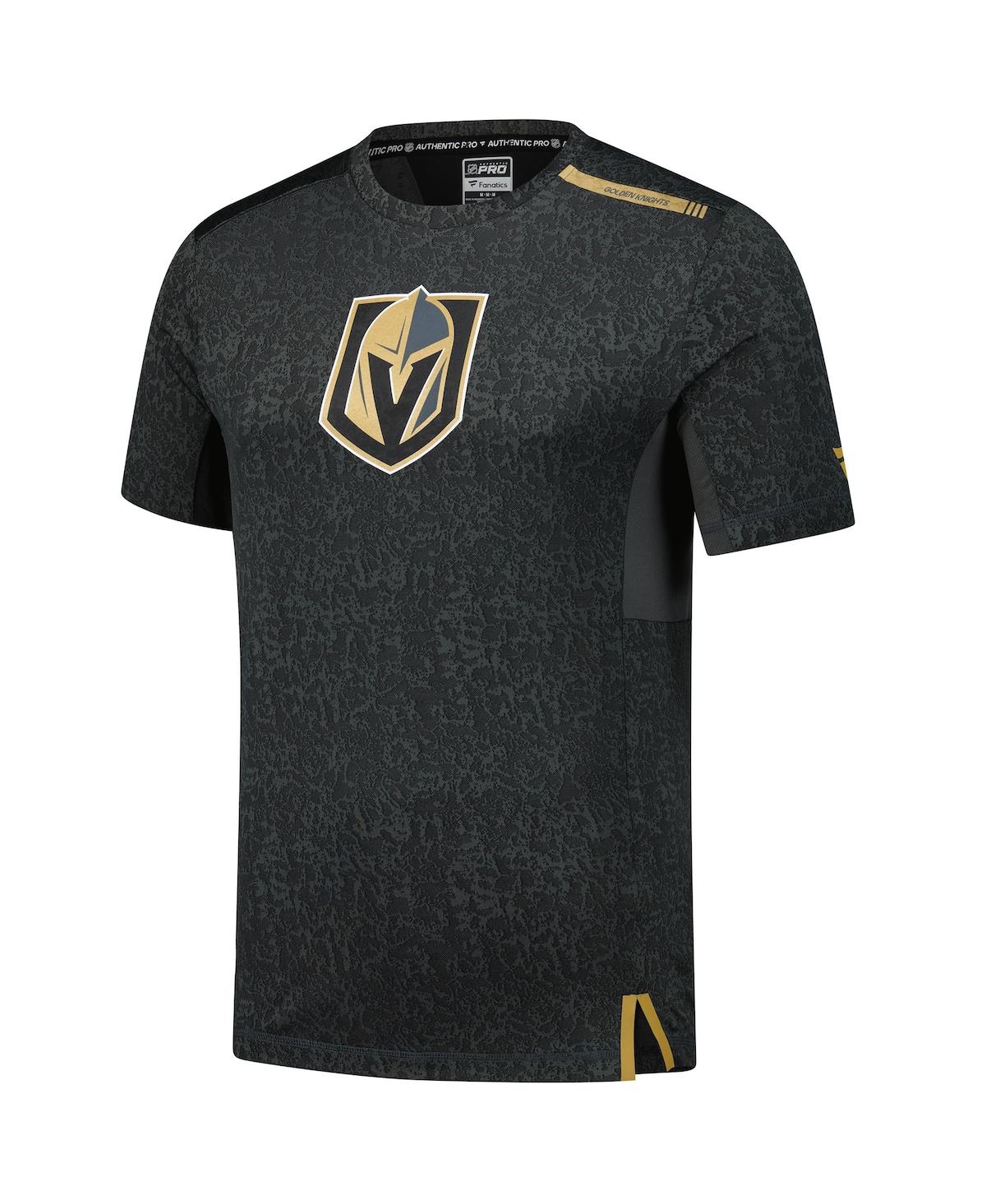 Fanatics Men's Charcoal Vegas Golden Knights Authentic Pro Performance T-shirt