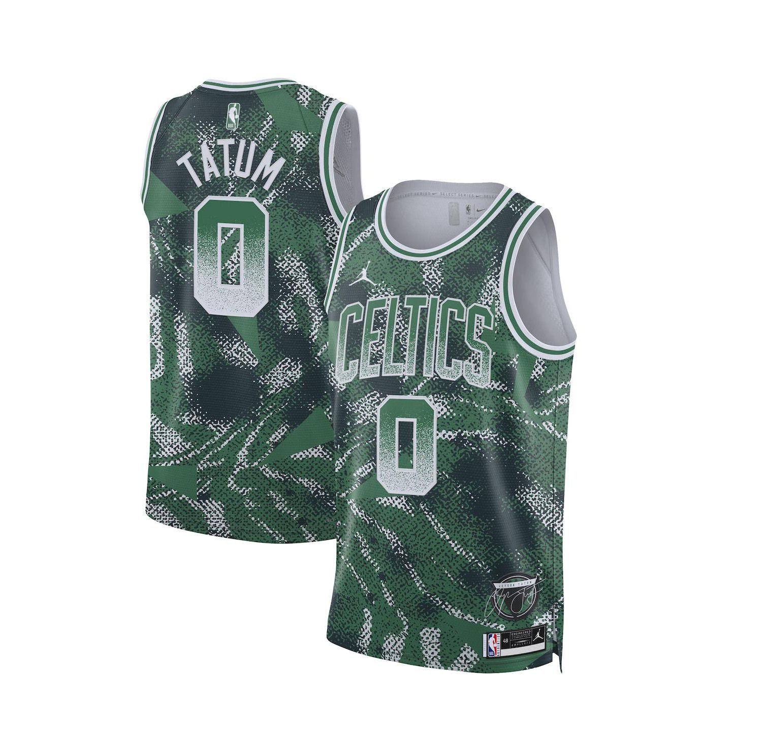 Men's and Women's Jayson Tatum Green Boston Celtics 2025 Select Series Swingman Player Jersey