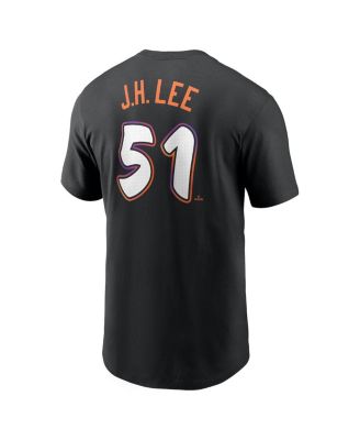 Men's Jung Hoo Lee Anthracite San Francisco Giants 2025 City Connect Fuse Name Number T-Shirt