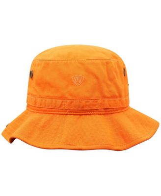 Men's Light Orange Tennessee Volunteers Angler Washed Bucket Hat