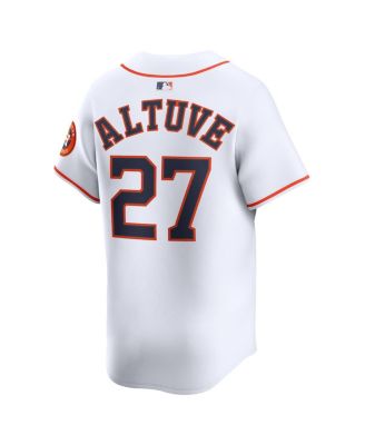 Men's Jose Altuve Gray Houston Astros Road Limited Player Jersey