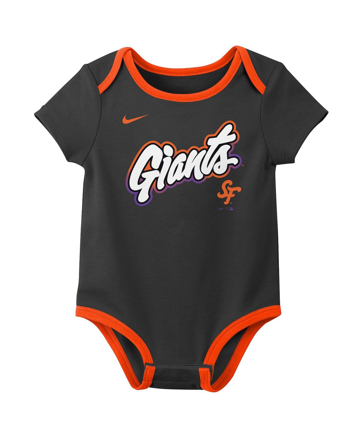 Nike Newborn 2-pack Gray San Francisco Giants 2025 City Connect Bodysuit