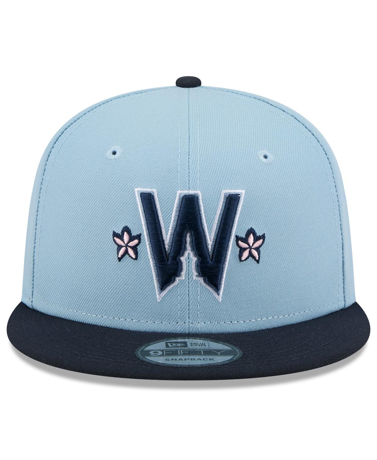 NEW ERA MEN'S LIGHT BLUE/NAVY WASHINGTON NATIONALS 2025 CITY CONNECT 9FIFTY SNAPBACK HAT 
