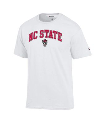 Men's White NC State Wolfpack Arched Logo T-Shirt