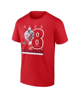 Men's Alexander Ovechkin Athletic Red Washington Capitals Player T-Shirt