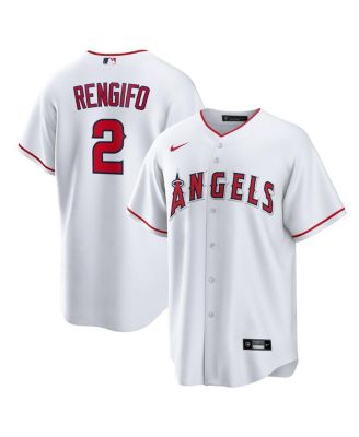 Nike - Men's Luis Rengifo White Los Angeles Angels Home Replica Jersey