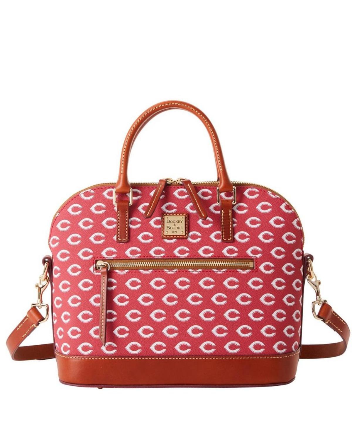Dooney & Bourke Cincinnati Reds Signature Domed Zip Satchel Purse