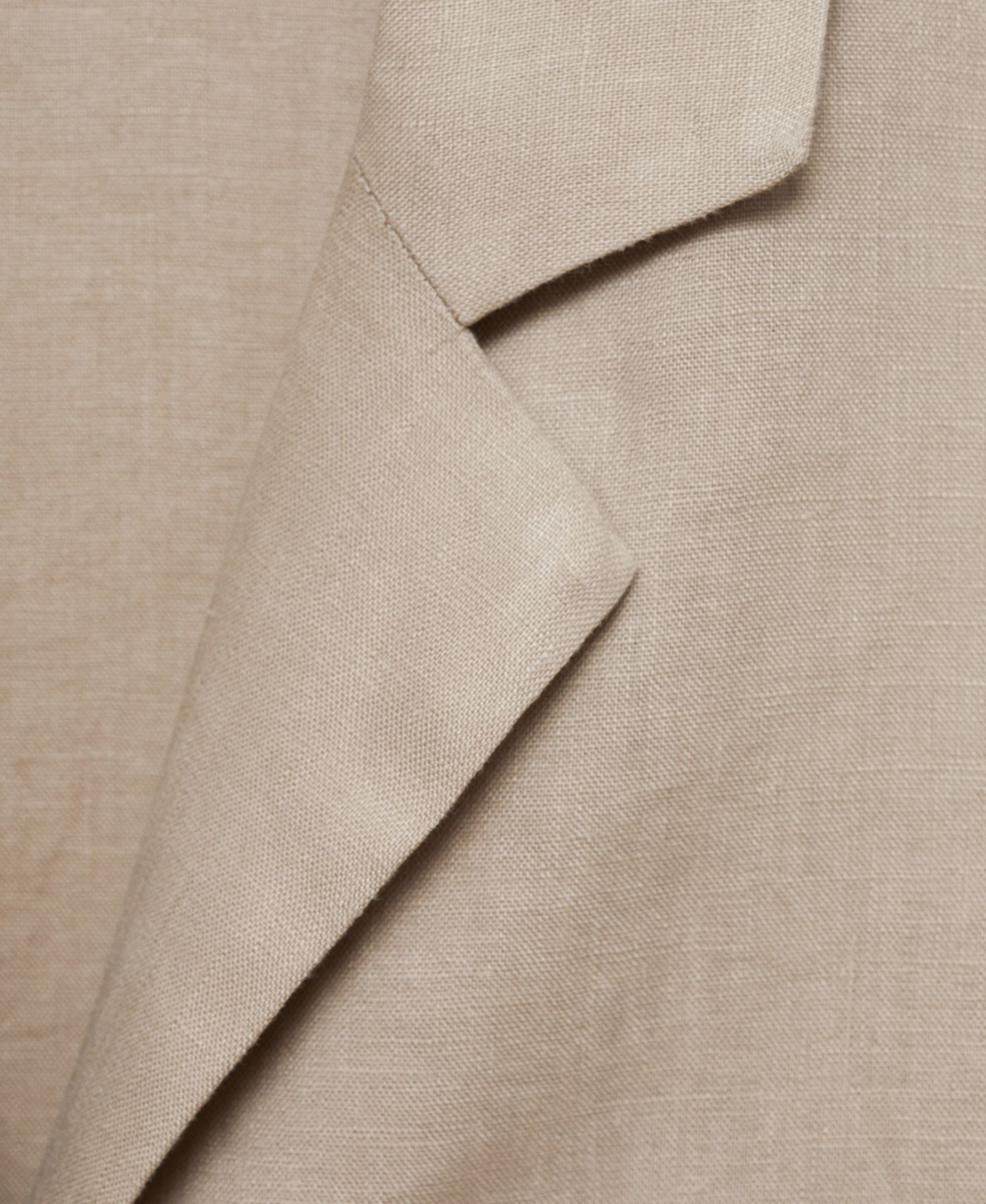 Женская рубашка Mango Linen-Blend, цвет: Песочный — фото 4