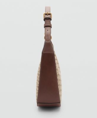 Women's Printed Logo Shoulder Bag