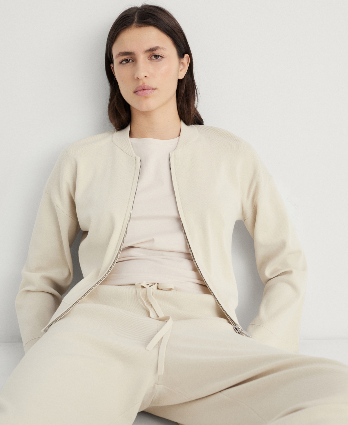Shop Mango Women's Ribbed Knit Pants