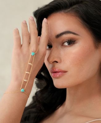 Turquoise Solstice Chain Bracelet