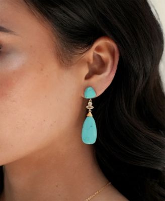 Turquoise Solstice Drop Earrings