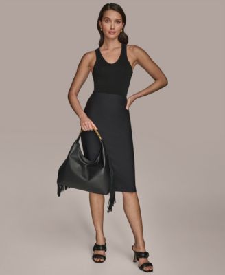 Bellmore Mini Fringe Shoulder with Bezel Strap