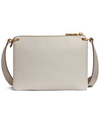 Glenwood Zippered Leather Crossbody with Tassel Detail