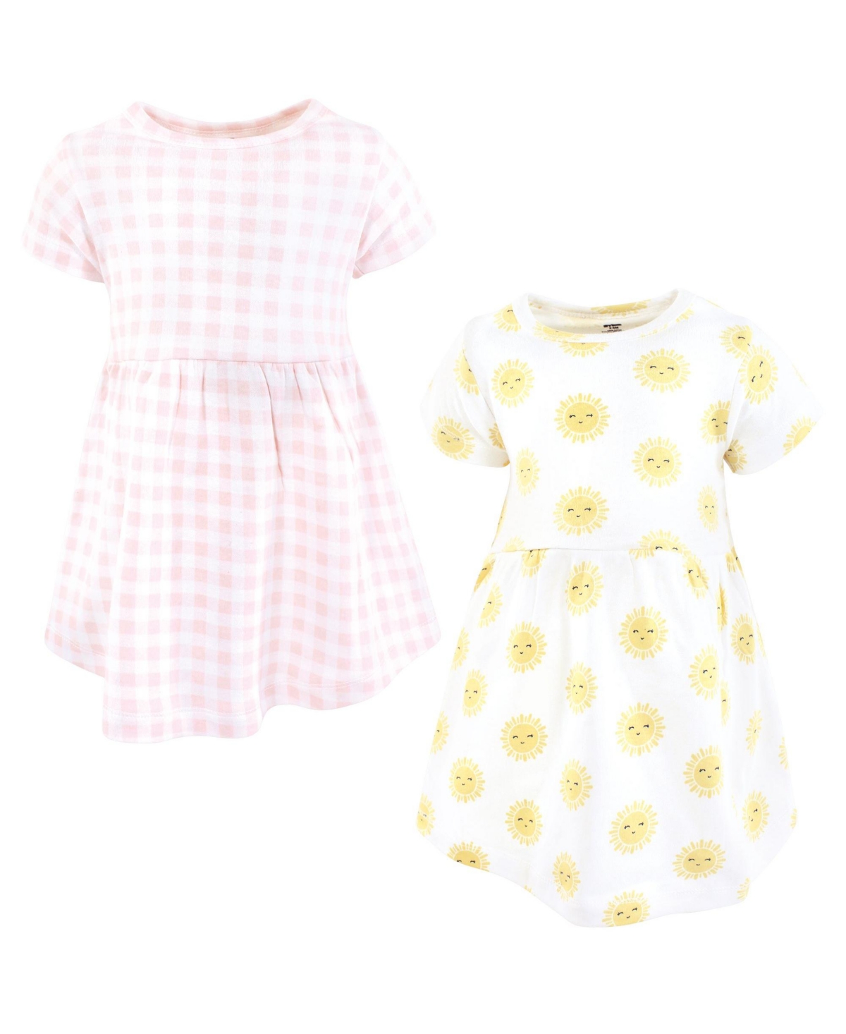 Hudson Baby Baby Girls Hudson Cotton Dresses, Sunshine - Sunshine