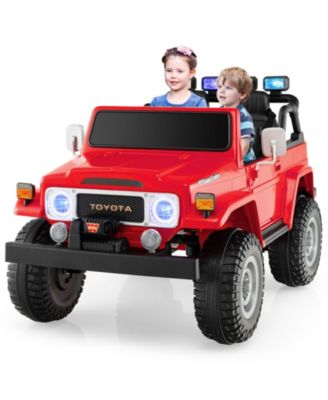 12V 2-Seat Licensed Kids Ride On Toyota FJ40 Car with 2.4G Remote Control