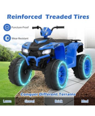 24V Kids Ride-On Electric ATV with Wireless Connection for Toddlers 3-8 Years Old