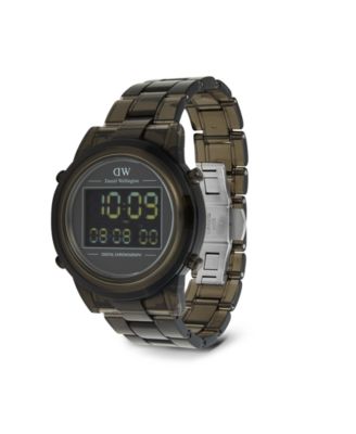 Unisex Chronograph Gray Plastic Watch, 42mm